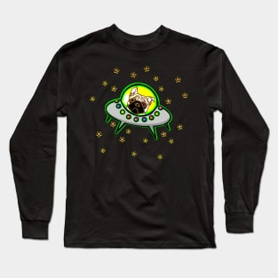 Space Pug Long Sleeve T-Shirt